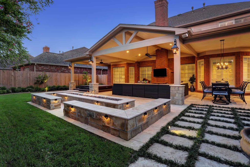 Custom Patio Cover and Hardscaping Construction
